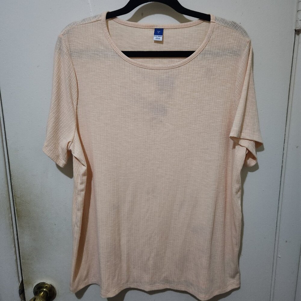 Old Navy Luxe Top Peach Shade Size Extra Large Final